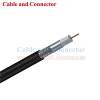 Cábla comhaiseach RG6 le glóthach